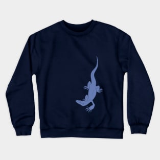 Nile Monitor (blue) Crewneck Sweatshirt